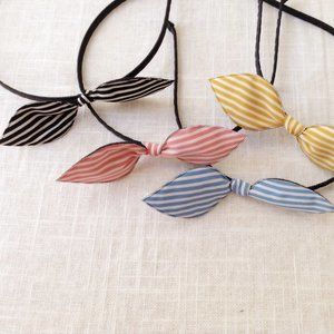 Alice in wonderland bow headband - lot of 4